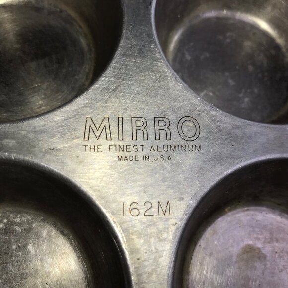 MIRRO Muffin Cupcake Pans, Set of 2 (Each has 12 Cups), Silver, Metal, Aluminum - Picture 7 of 8